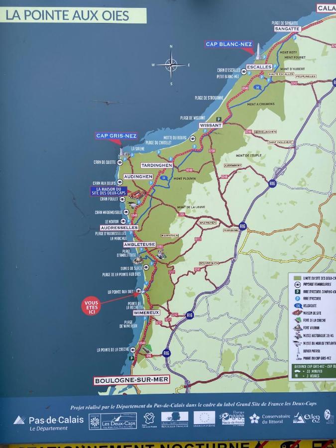 La Mer En Vue, Destination Naturelle Pour 2, Avec Wifi Et Parking Wimereux Exteriér fotografie